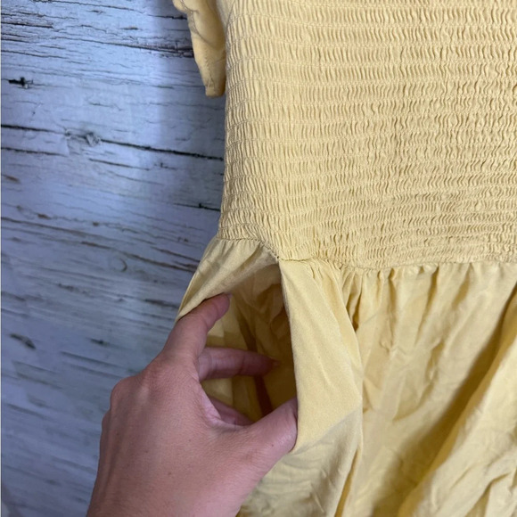 Torrid Yellow Midi Dress size 1 - Picture 6 of 8